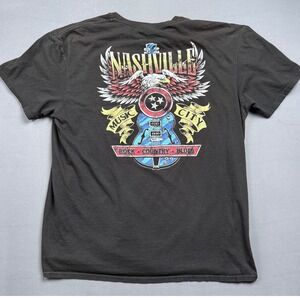 Nashville‎ Music City Call Your Mother T-Shirt Rock Country Blues XL